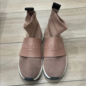 Balmain Blush Sock Sneakers
